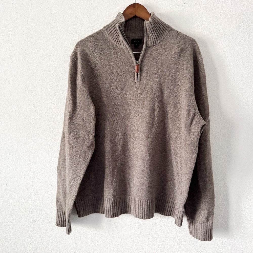 J Crew Mens Wool Preppy Sweater Old Money Minimalist XL Classic Unisex